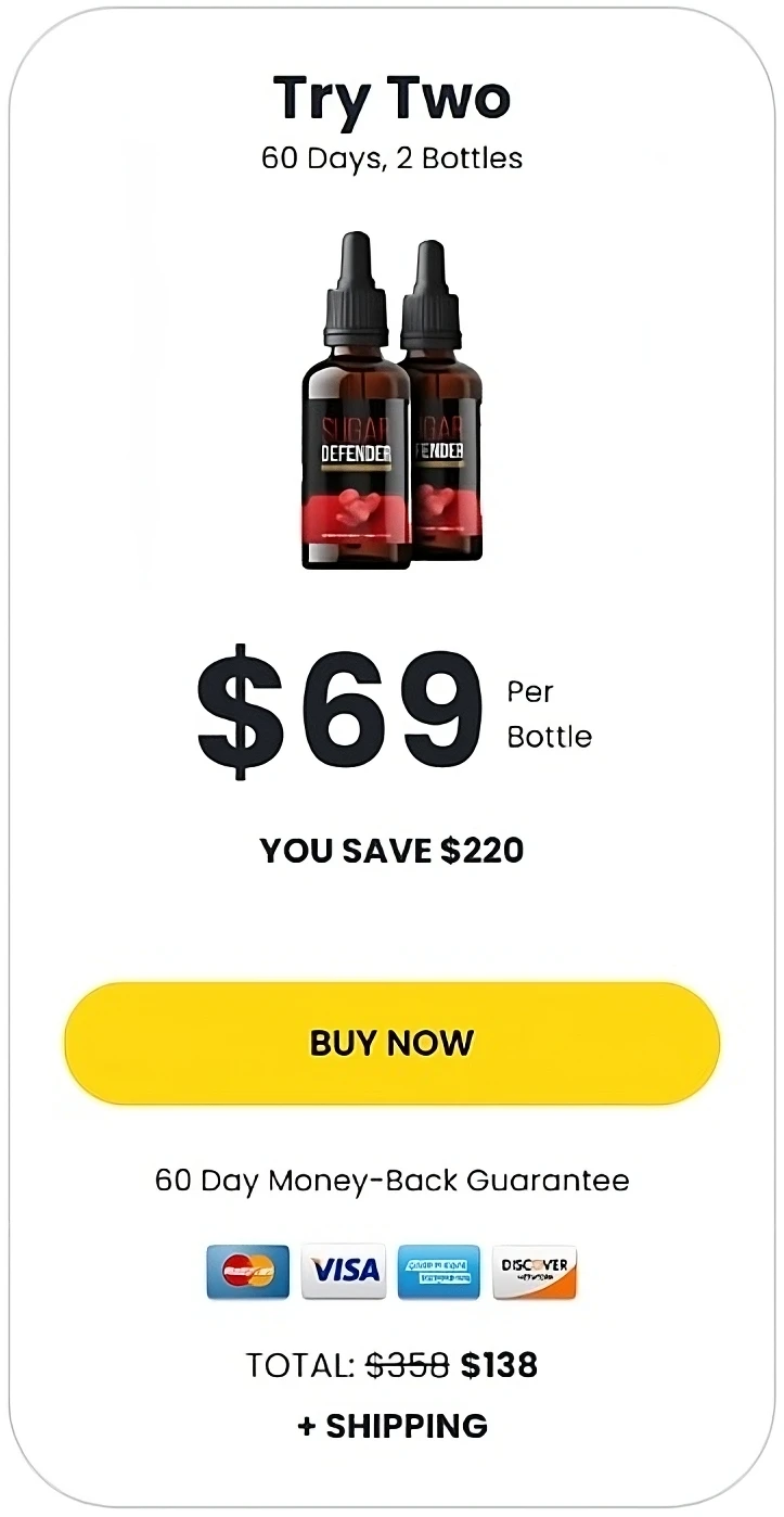 Sugardefender one bottle